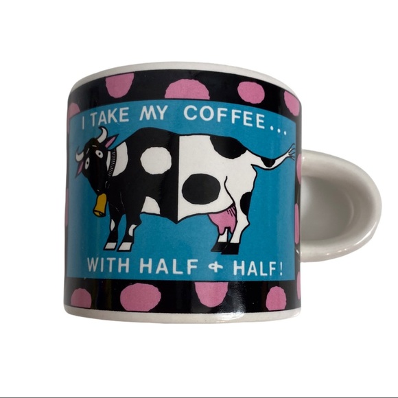 Novelty 1/2 Mug, I Take My Coffee With Half & Half - Picture 3 of 14